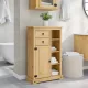 Corona tömör fenyőfa fürdőszobaszekrény 70 x 33 x 110 cm