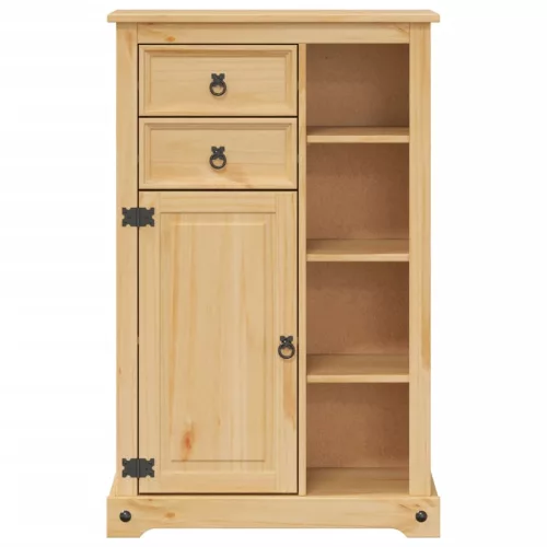 Corona tömör fenyőfa fürdőszobaszekrény 70 x 33 x 110 cm