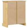 Corona tömör fenyőfa fürdőszobaszekrény 70 x 33 x 80 cm