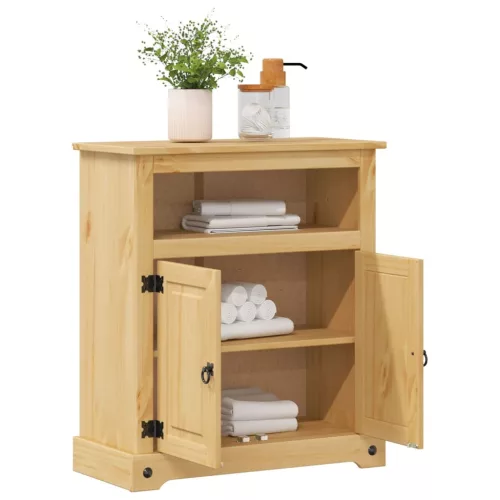 Corona tömör fenyőfa fürdőszobaszekrény 70 x 33 x 80 cm