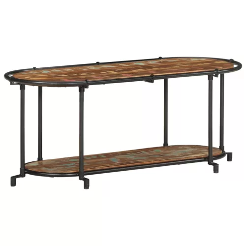 Tömör újrahasznosított fa TV-szekrény 100 x 42 x 40 cm