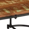 Tömör újrahasznosított fa dohányzóasztal 110 x 55 x 40 cm