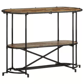 Tömör újrahasznosított fa konzolasztal 110 x 42 x 76 cm