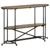 Tömör újrahasznosított fa konzolasztal 110 x 42 x 76 cm
