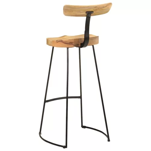 Bárszékek 2 db 49x43x103 cm tömör fa Mango