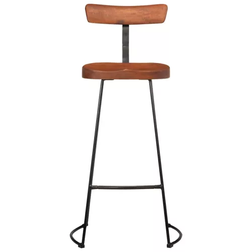 Bárszékek 2 db 49x43x103 cm tömör fa Mango