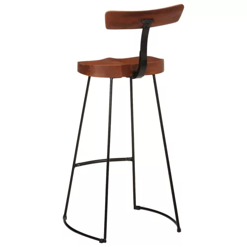 Bárszékek 2 db 49x43x103 cm tömör fa Mango