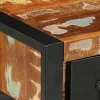 Éjjeli szekrények 2 db Többszínű tömör nyersfa mangó
