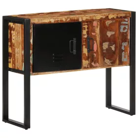   Konzolszekrény többszínű 90x35x75 cm tömörfa újrahasznosított