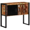 Konzolszekrény többszínű 90x35x75 cm tömörfa újrahasznosított