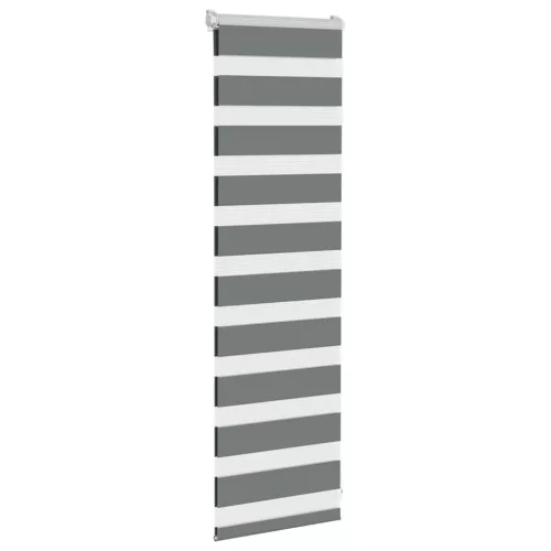 Zebra vak sötét szürke szövetszélesség 35,9 cm poliészter