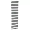 Zebrafüggönnyel sötét szürke szövetszélesség 45,9 cm poliészter