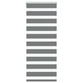   Zebrafüggönnyel sötét szürke szövetszélesség 50,9 cm poliészter