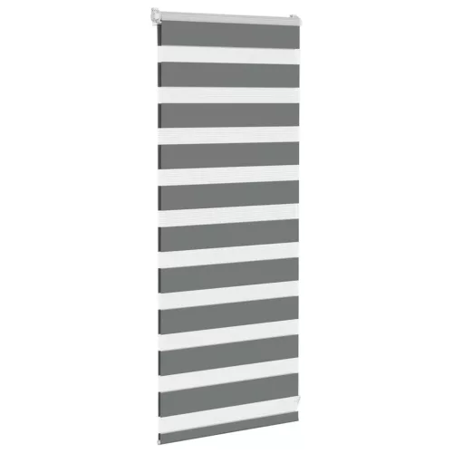 Zebrafüggönnyel sötét szürke szövetszélesség 50,9 cm poliészter