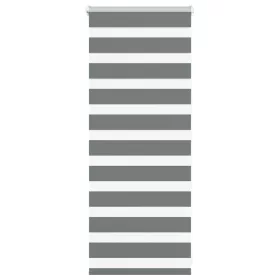   Zebrafüggönnyel sötét szürke szövetszélesség 55,9 cm poliészter