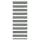Zebrafüggönnyel sötét szürke szövetszélesség 60,9 cm poliészter