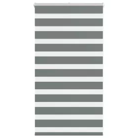   Zebrafüggönnyel sötét szürke szövetszélesség 65,9 cm poliészter