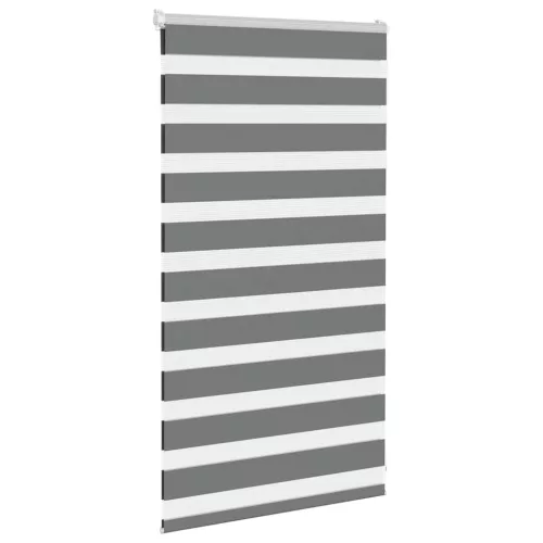 Zebrafüggönnyel sötét szürke szövetszélesség 65,9 cm poliészter