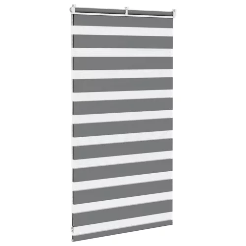 Zebrafüggönnyel sötét szürke szövetszélesség 65,9 cm poliészter