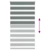 Zebrafüggönnyel sötét szürke szövetszélesség 80,9 cm poliészter
