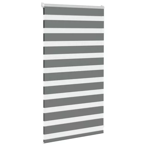 Zebrafüggönnyel sötét szürke szövetszélesség 85,9 cm poliészter
