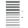 Zebrafüggönnyel sötét szürke szövetszélesség 85,9 cm poliészter