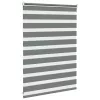 Zebrafüggönnyel sötét szürke szövetszélesség 90,9 cm poliészter
