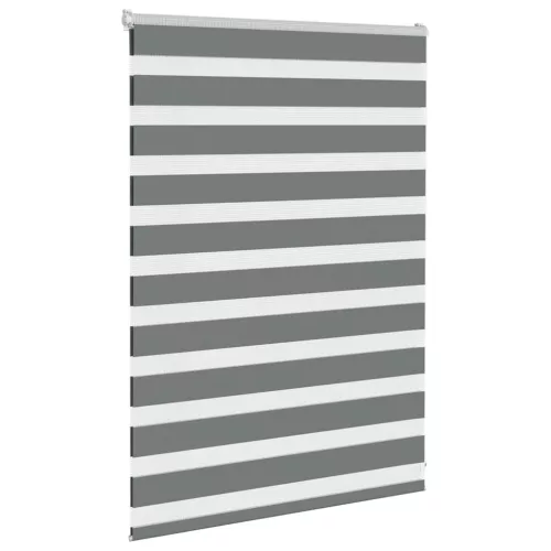 Zebrafüggönnyel sötét szürke szövetszélesség 95,9 cm poliészter