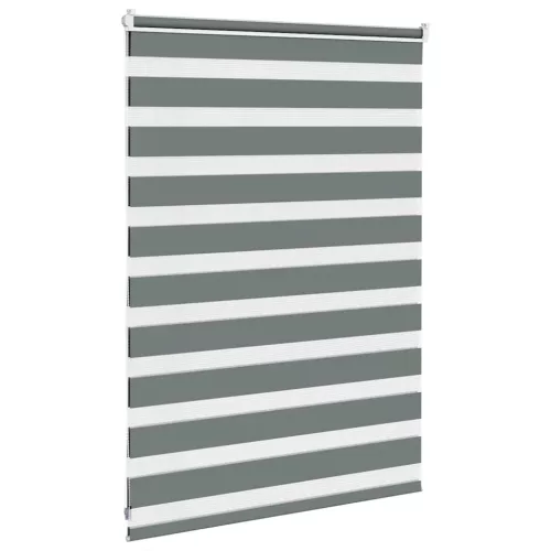 Zebrafüggönnyel sötét szürke szövetszélesség 100,9cm poliészter