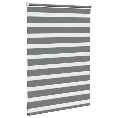 Zebrafüggönnyel sötét szürke szövetszélesség 105,9cm poliészter