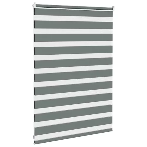 Zebrafüggönnyel sötét szürke szövetszélesség 110,9cm poliészter