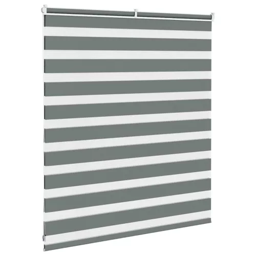 Zebrafüggönnyel sötét szürke szövetszélesség 115,9cm poliészter