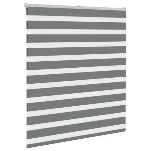 Zebrafüggönnyel sötét szürke szövetszélesség 120,9cm poliészter