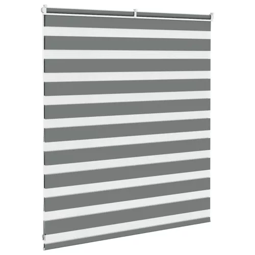 Zebrafüggönnyel sötét szürke szövetszélesség 120,9cm poliészter
