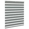 Zebrafüggönnyel sötét szürke szövetszélesség 125,9cm poliészter