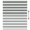 Zebrafüggönnyel sötét szürke szövetszélesség 125,9cm poliészter