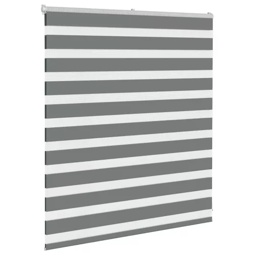 Zebrafüggönnyel sötét szürke szövetszélesség 130,9cm poliészter