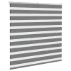Zebrafüggönnyel sötét szürke szövetszélesség 135,9cm poliészter