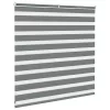 Zebrafüggönnyel sötét szürke szövetszélesség 135,9cm poliészter