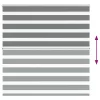 Zebrafüggönnyel sötét szürke szövetszélesség 135,9cm poliészter