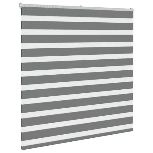 Zebrafüggönnyel sötét szürke szövetszélesség 140,9cm poliészter