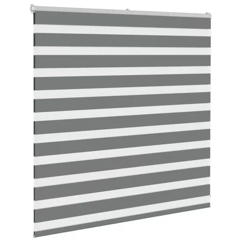 Zebrafüggönnyel sötét szürke szövetszélesség 145,9cm poliészter