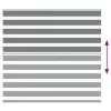 Zebrafüggönnyel sötét szürke szövetszélesség 150,9cm poliészter