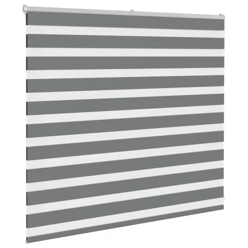 Zebrafüggönnyel sötét szürke szövetszélesség 155,9cm poliészter