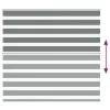 Zebrafüggönnyel sötét szürke szövetszélesség 155,9cm poliészter