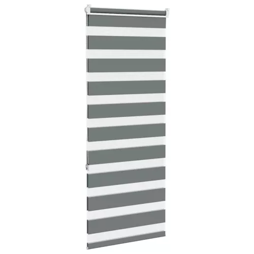 Zebrafüggönnyel sötét szürke szövetszélesség 50,9 cm poliészter