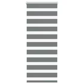   Zebrafüggönnyel sötét szürke szövetszélesség 55,9 cm poliészter