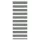 Zebrafüggönnyel sötét szürke szövetszélesség 55,9 cm poliészter