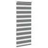 Zebrafüggönnyel sötét szürke szövetszélesség 55,9 cm poliészter