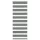 Zebrafüggönnyel sötét szürke szövetszélesség 60,9 cm poliészter